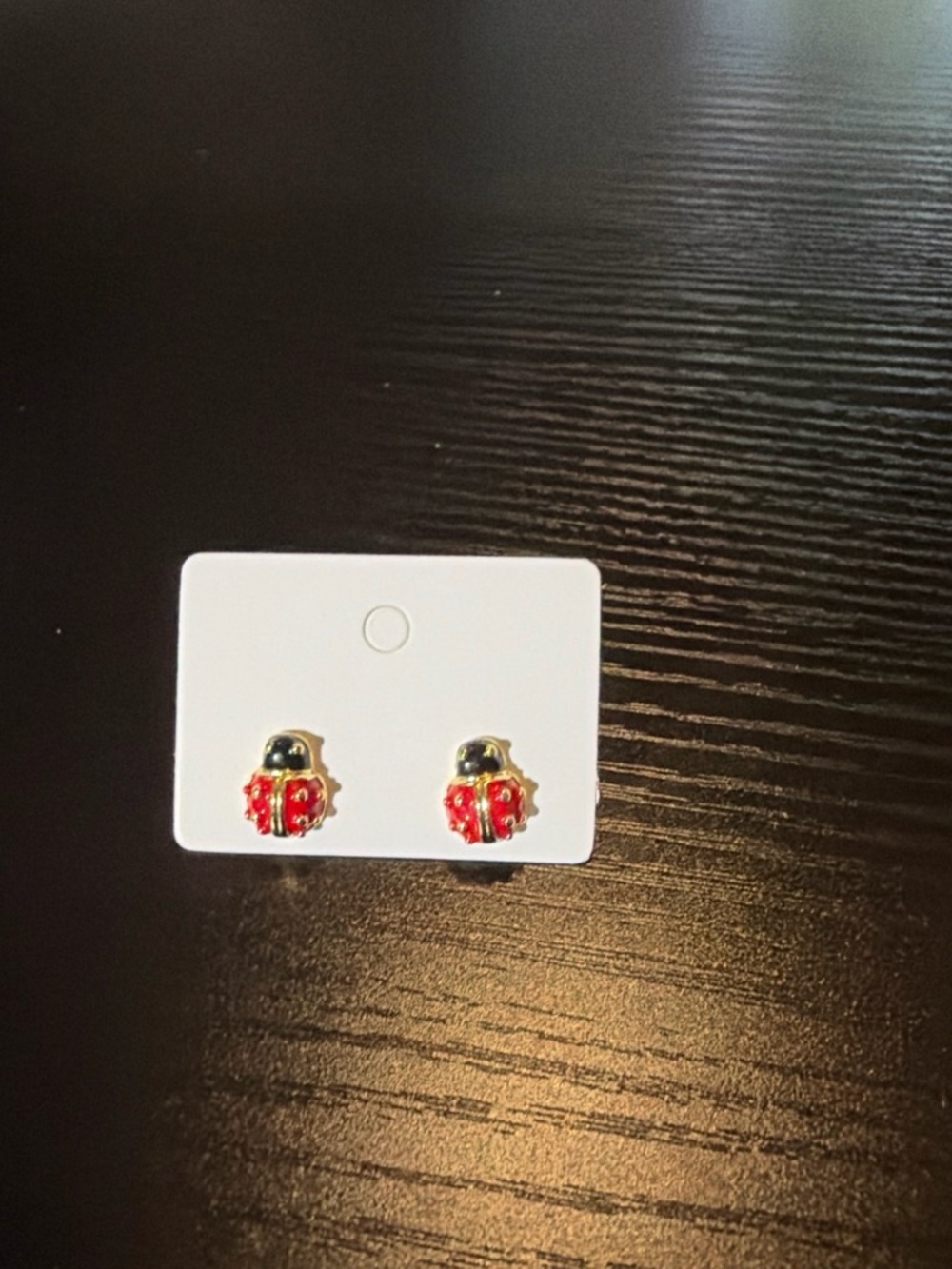 Red Ladybug Stud Earrings - Cute Children's Accessories